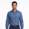 Men & Women Blue Shirt Navy Trouser Work Uniform Set
