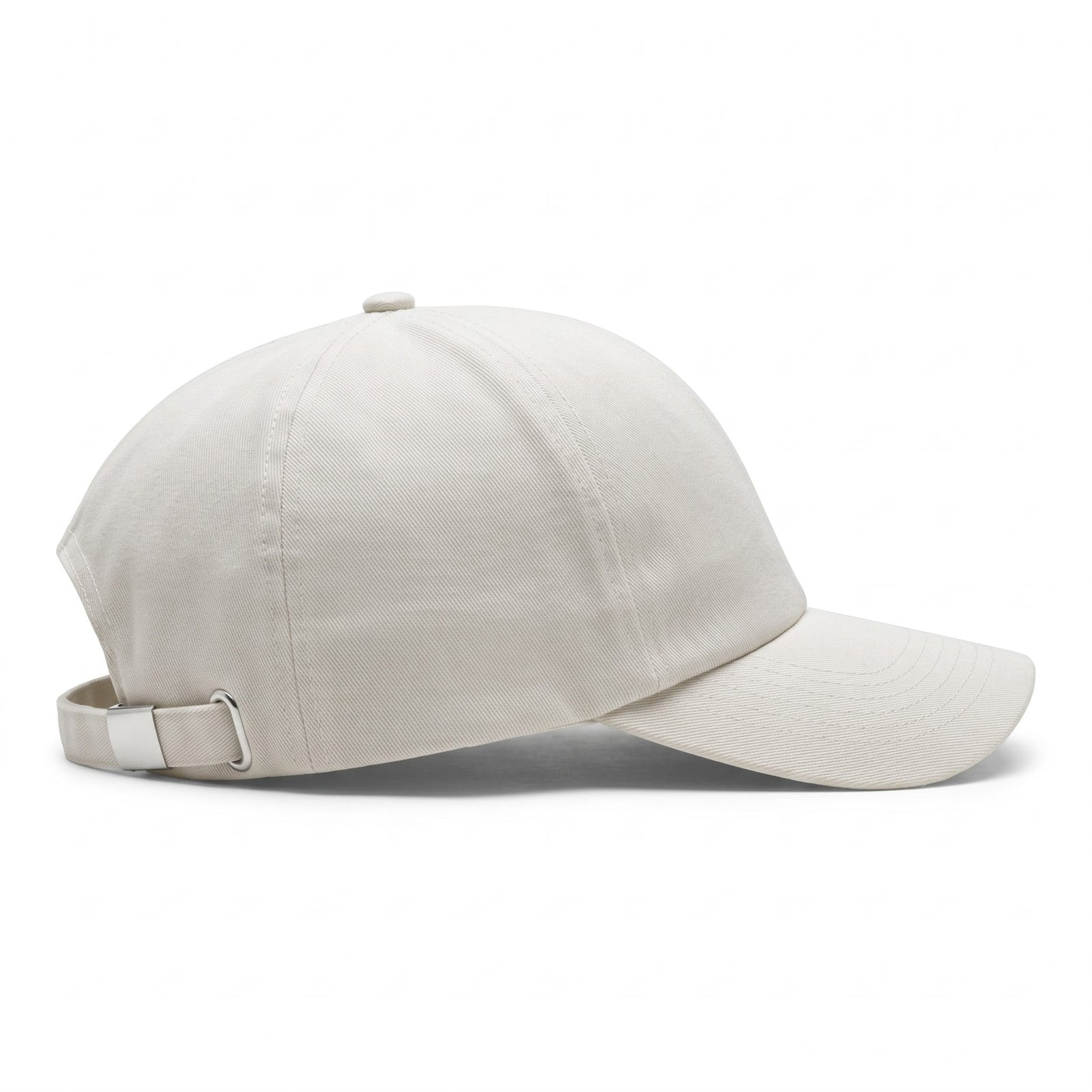 Corporate White Buckle Cap for Men and Women