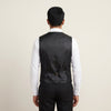 Black Waistcoat with Bow Tie Waitress Uniform Set