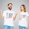 Always trust your king & Queen couple T-shirts Design