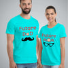 Future Mom Dad With Baby Smile  T-shirt