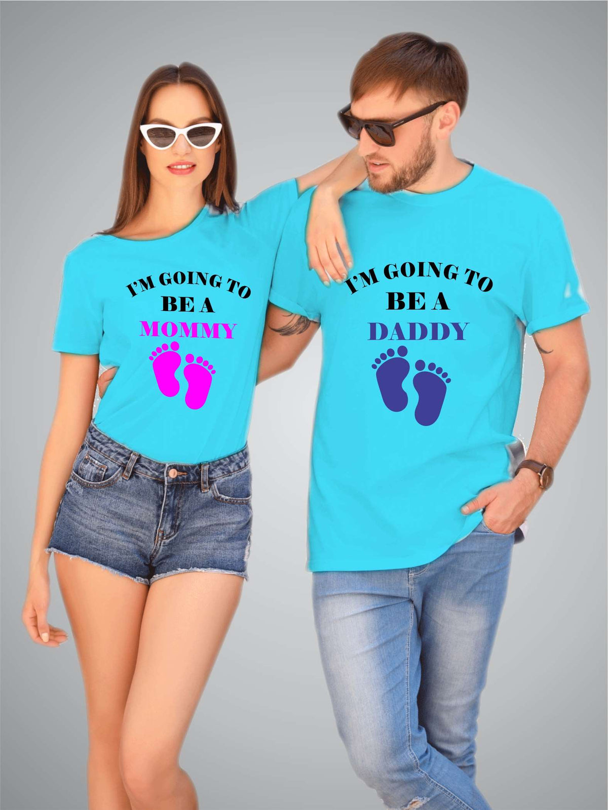 I M Going To Be A Mommy & Daddy Shoot T-shirt