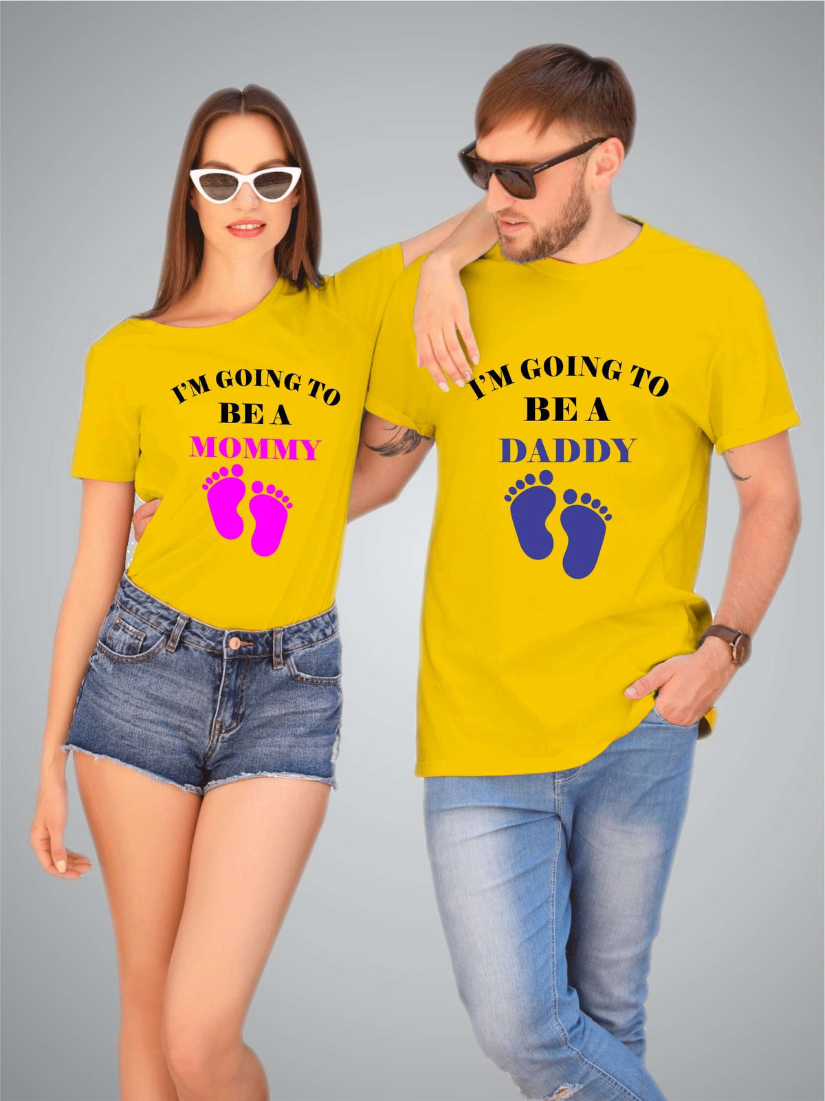 I M Going To Be A Mommy & Daddy Shoot T-shirt