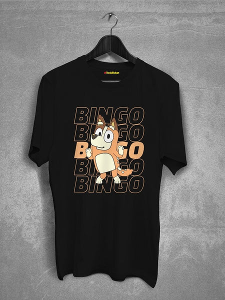 Bingo With  Text T-shirt