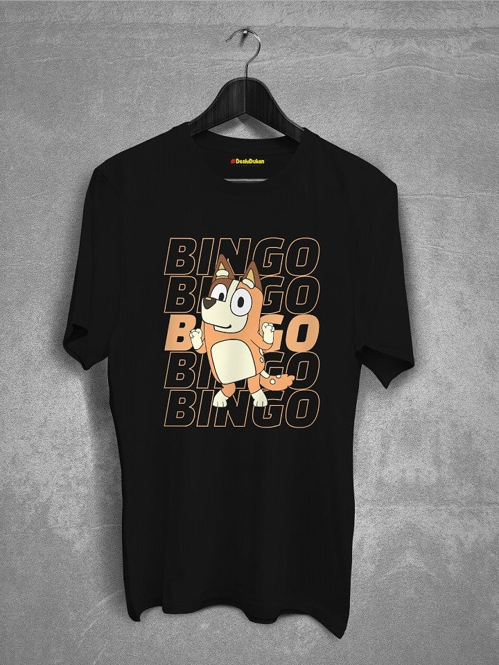 Bingo With  Text T-shirt