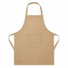 Beige Cotton Apron with Front Pocket