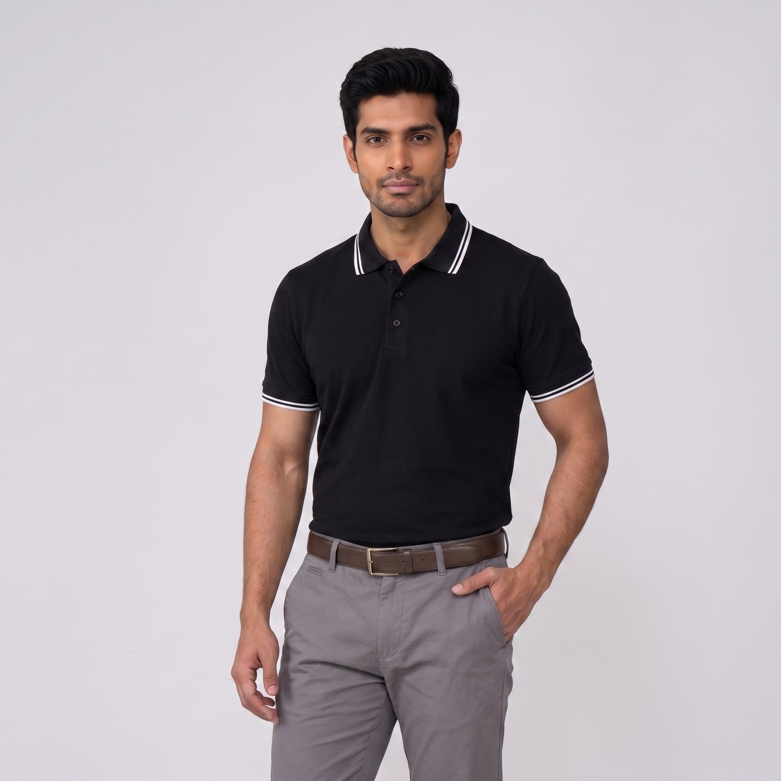 DUSSKY Prime Premium Cotton Polo T-Shirt