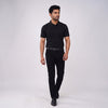 LOOMBA FRUGAL Premium Cotton-Blend Polo T-Shirt