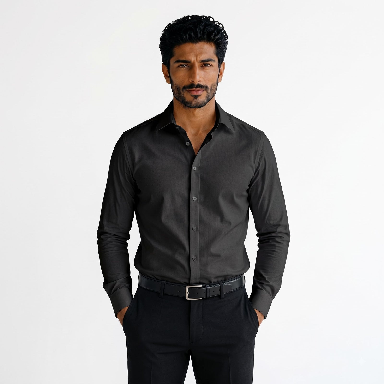 Men’s Black Formal Corporate Shirt
