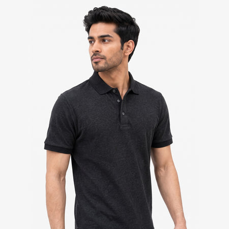 VESTO Premium Polyester Cotton Blend Polo T-Shirt