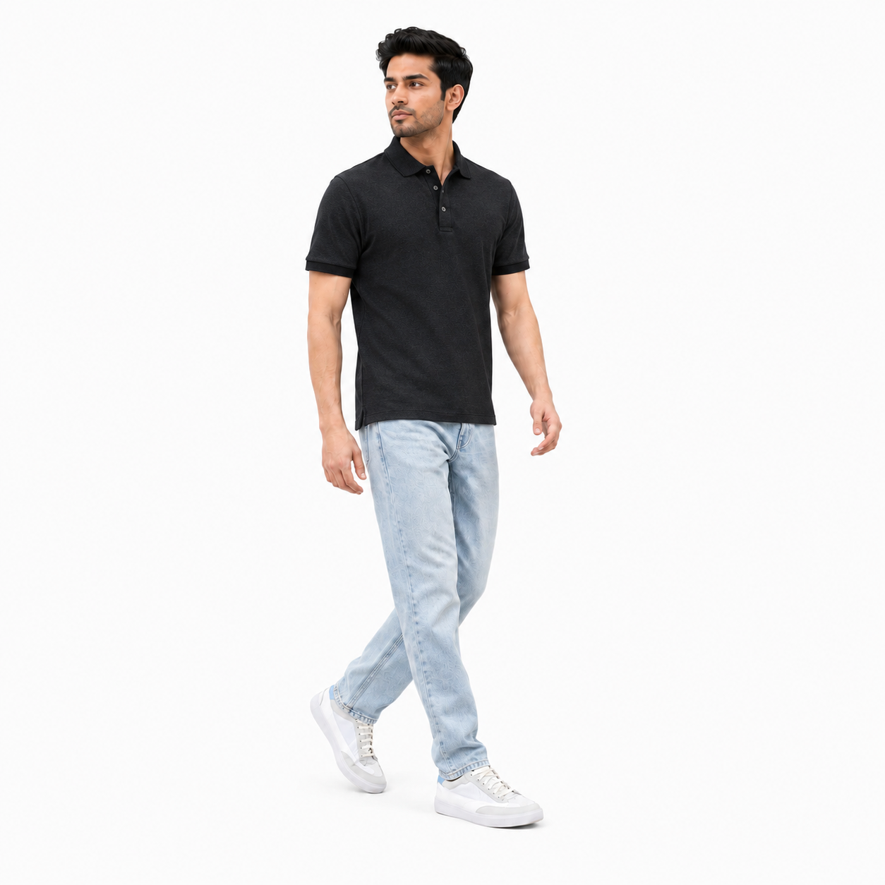VESTO Premium Polyester Cotton Blend Polo T-Shirt