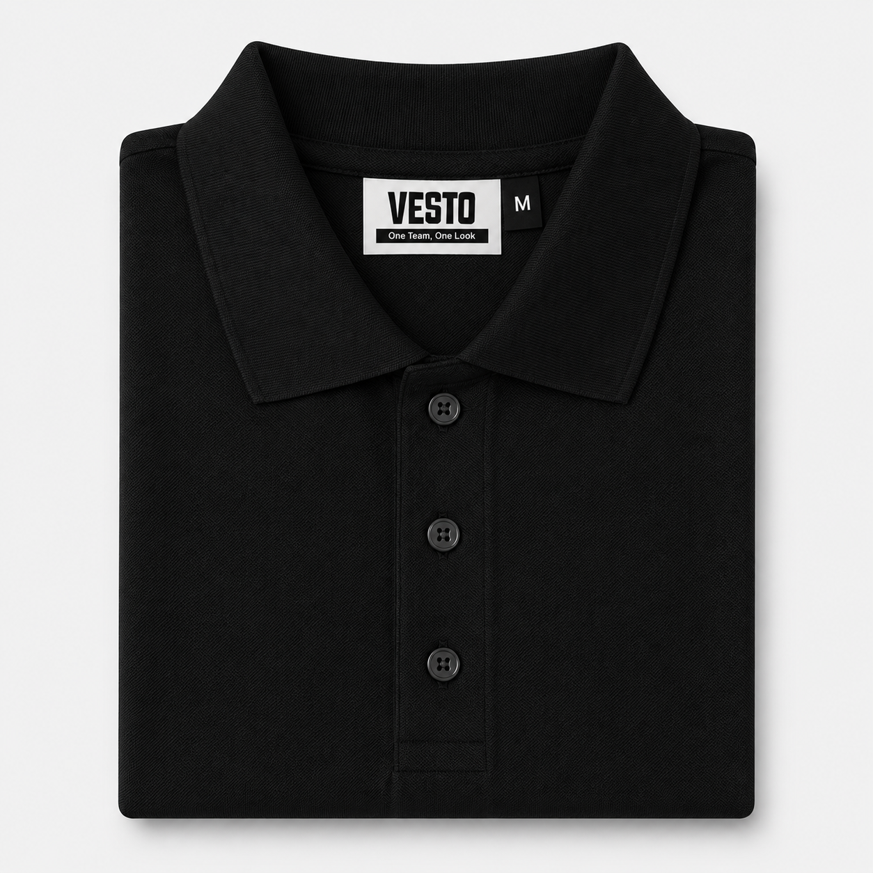 VESTO Premium Polyester Cotton Blend Polo T-Shirt