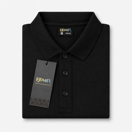 Industrial Back Office Uniform | LOOMBA PRIME Premium Cotton-Polyester Polo T-Shirt