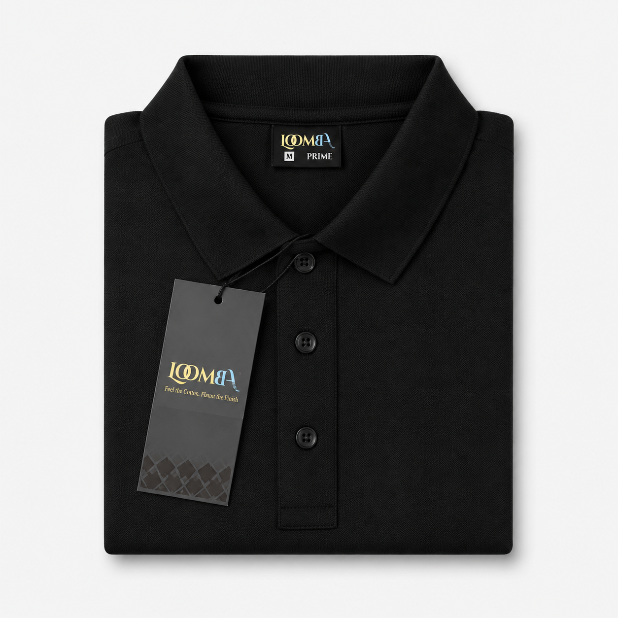 Industrial Back Office Uniform | LOOMBA PRIME Premium Cotton-Polyester Polo T-Shirt