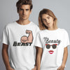 Beast and beauty couple t-shirt pair