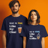 She is hot, he is cool latest couple T-shirt design
