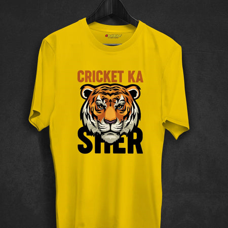 Cricket ka Sher T-shirt