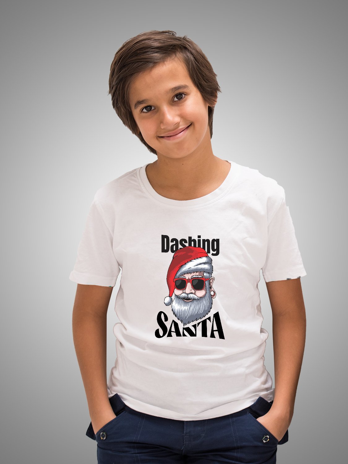 Dashing Santa Kids T-shirt
