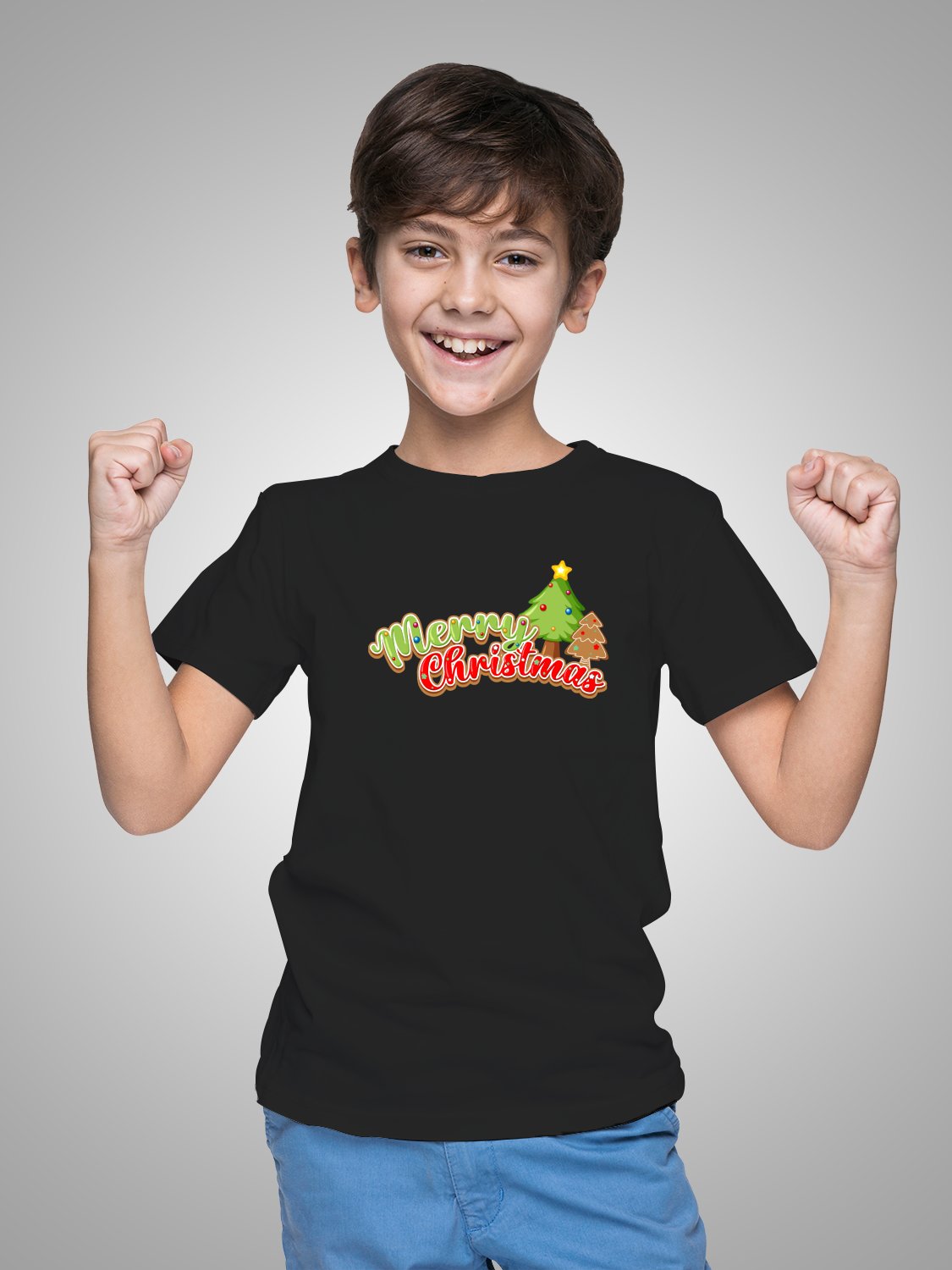 Merry Christmas Tree Kids T-shirt