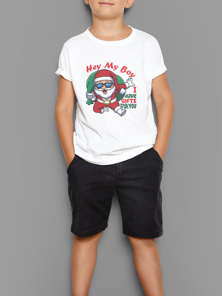 Santa Getting Gifts For Kids T-shirt