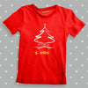 Merry X-Mas Tree Kids T-shirt