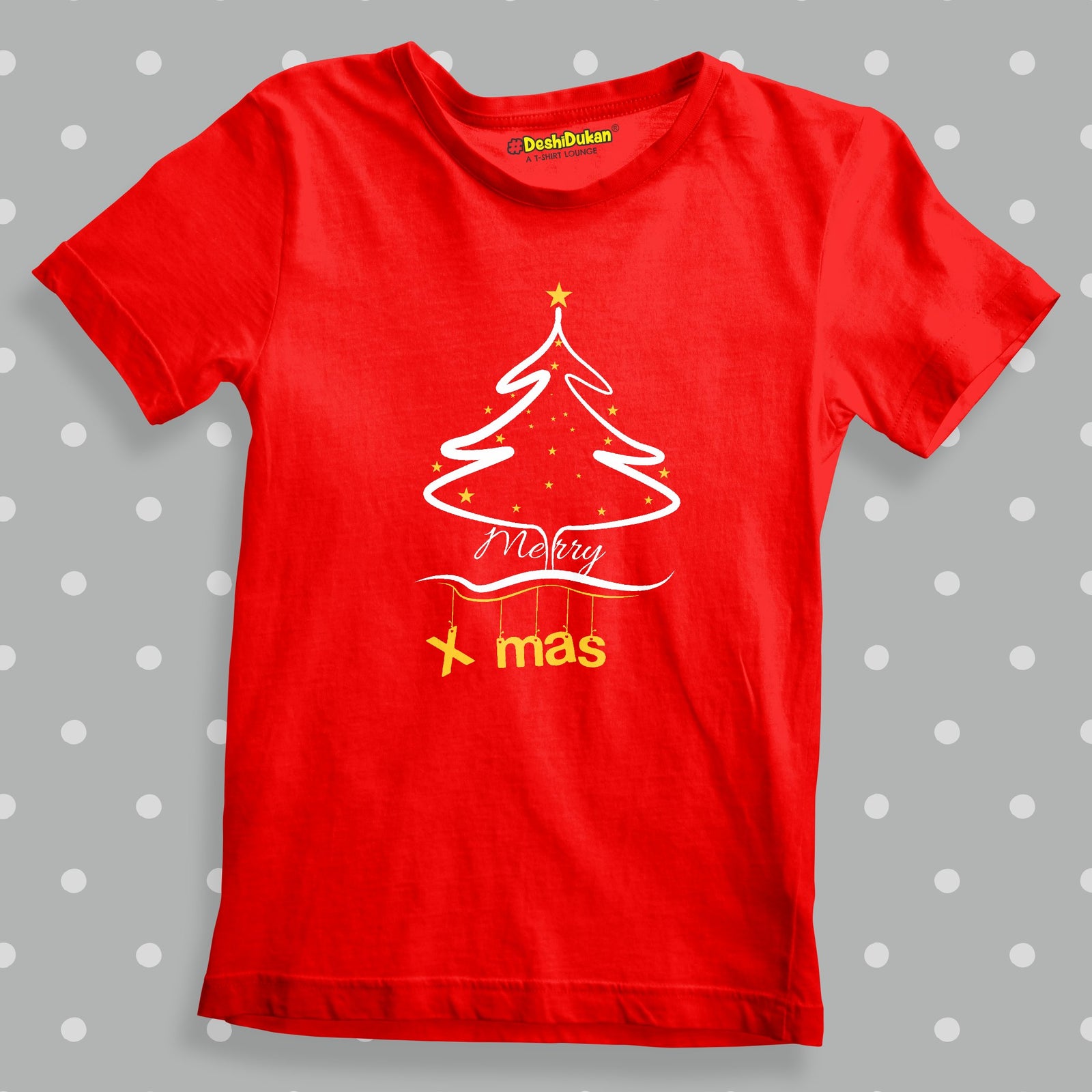 Merry X-Mas Tree Kids T-shirt