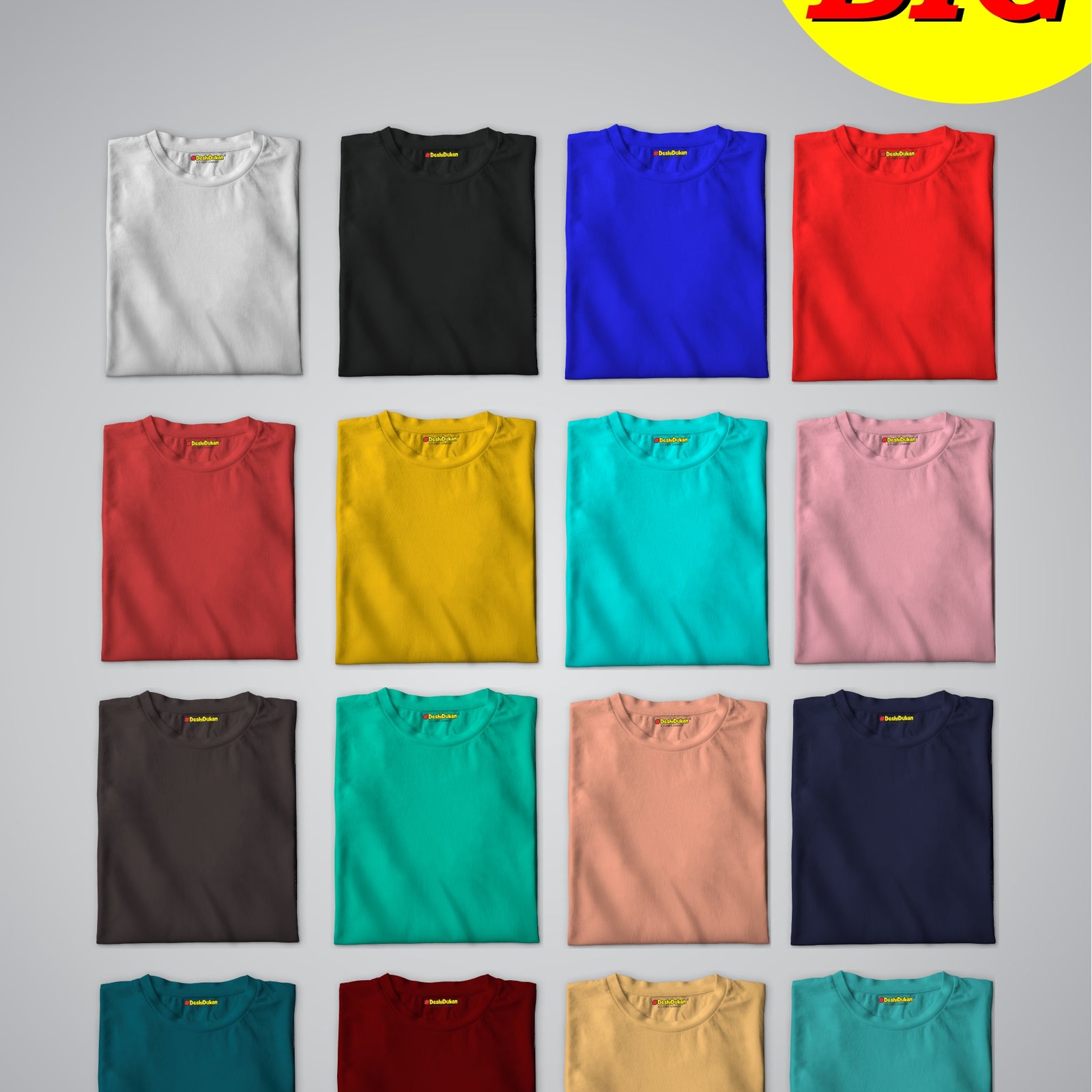 Plain Cotton T-Shirts - Buy Combo Pack Of Three