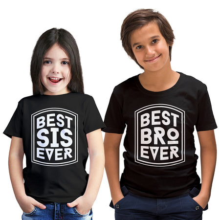 Bro And Sis - Brother Sister Matching T-Shirts For Rakhi & Other