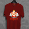 Cute Ganpati With Slogan Ganpati T-shirt