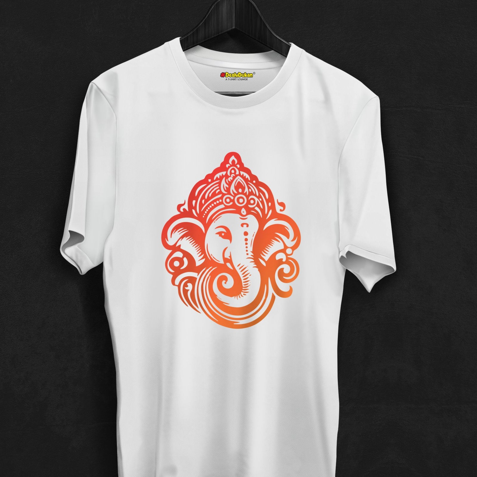Ganpati Bappa Gradiant Vector T-shirt