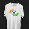 India Flag In Circuler Cotton T-shirt