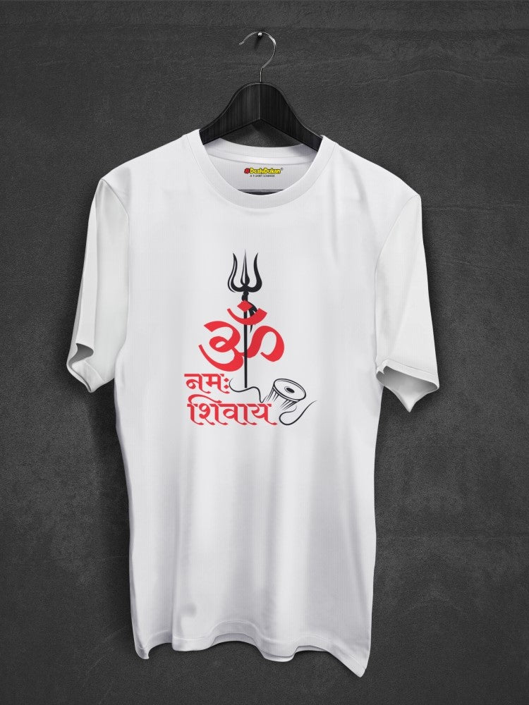 Aum Namah Shivay with Damru T-shirt