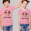 Bhai Bahenke Rang Rakhi Cotton T-shirt for Brother Sister