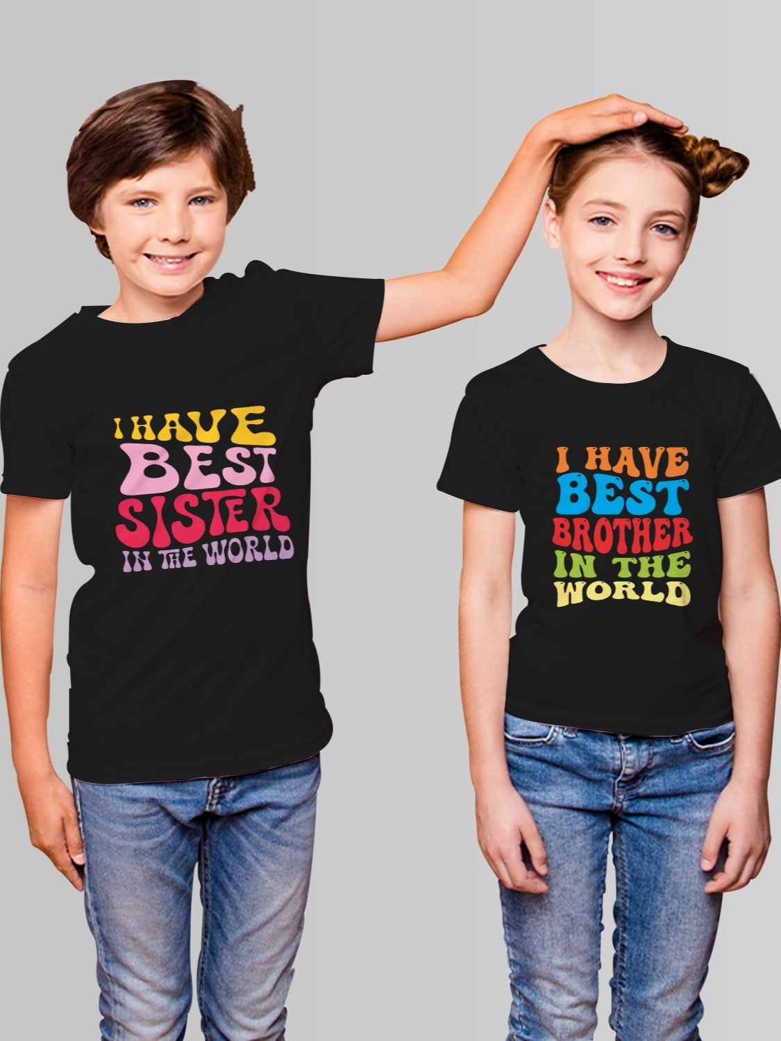 I Have Best Brother Sister In The World Rakhi T-shirt