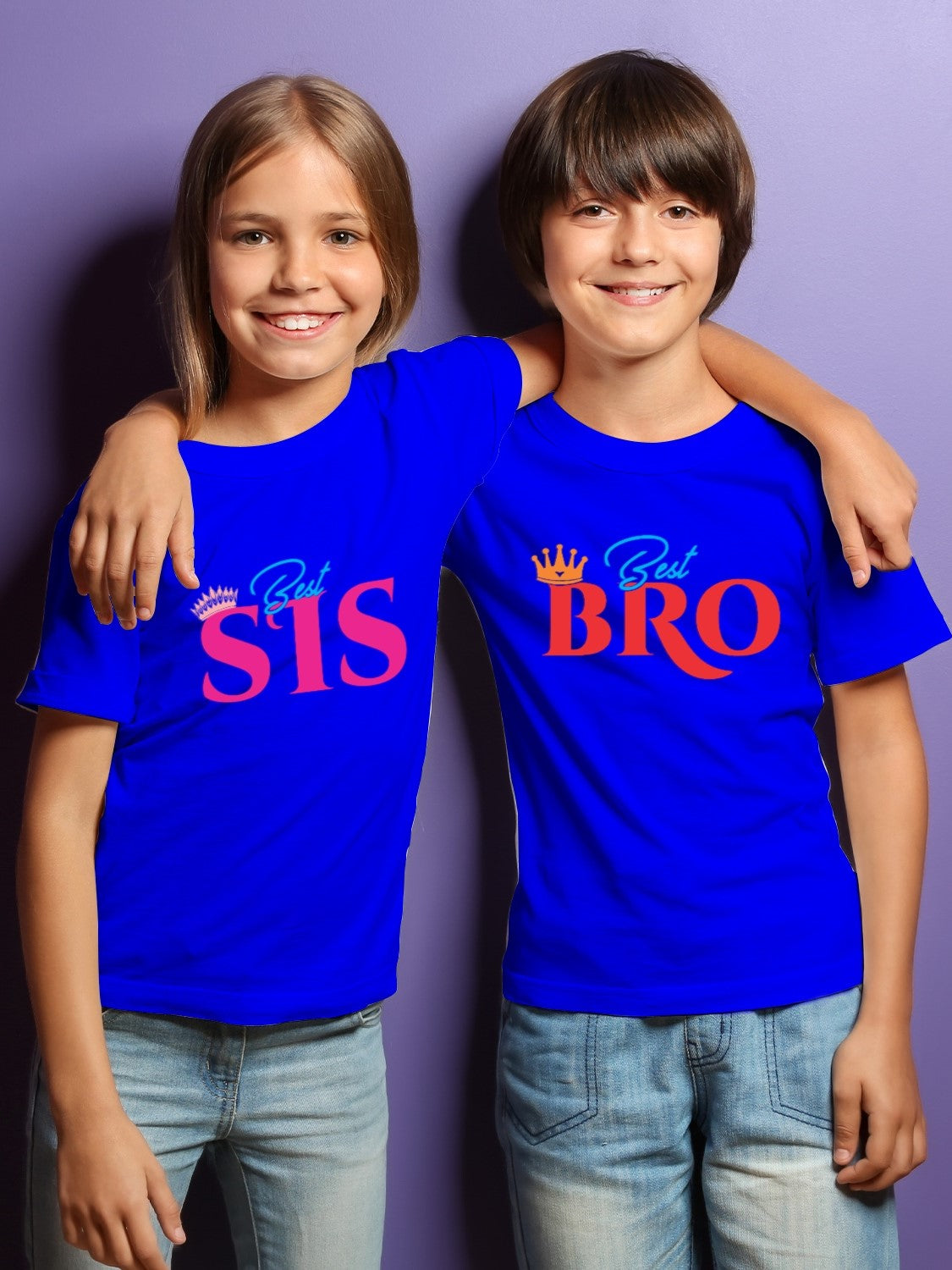 Best Bro Best Sis Rakhi T-shirt for Brother Sister