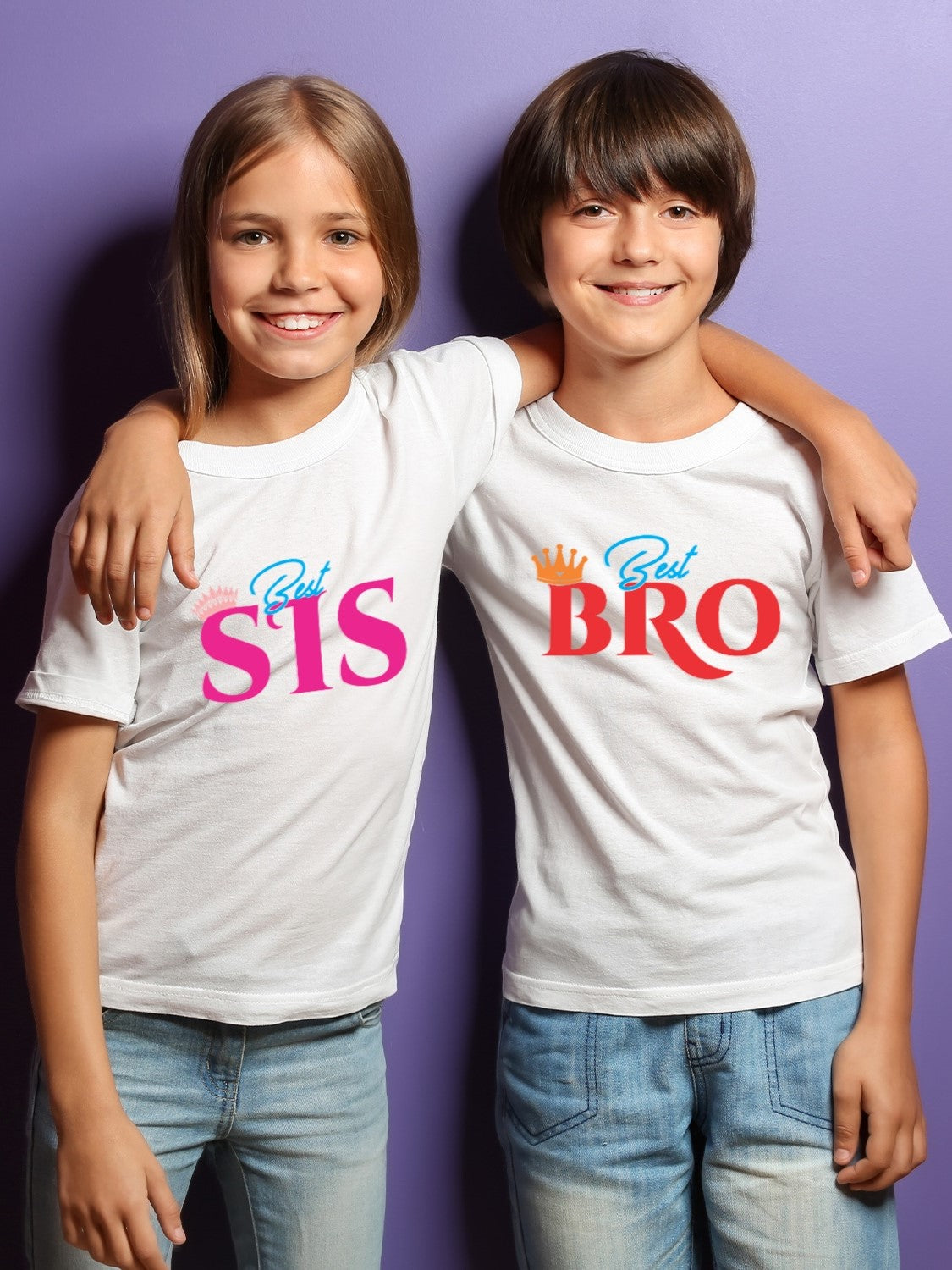 Best Bro Best Sis Rakhi T-shirt for Brother Sister