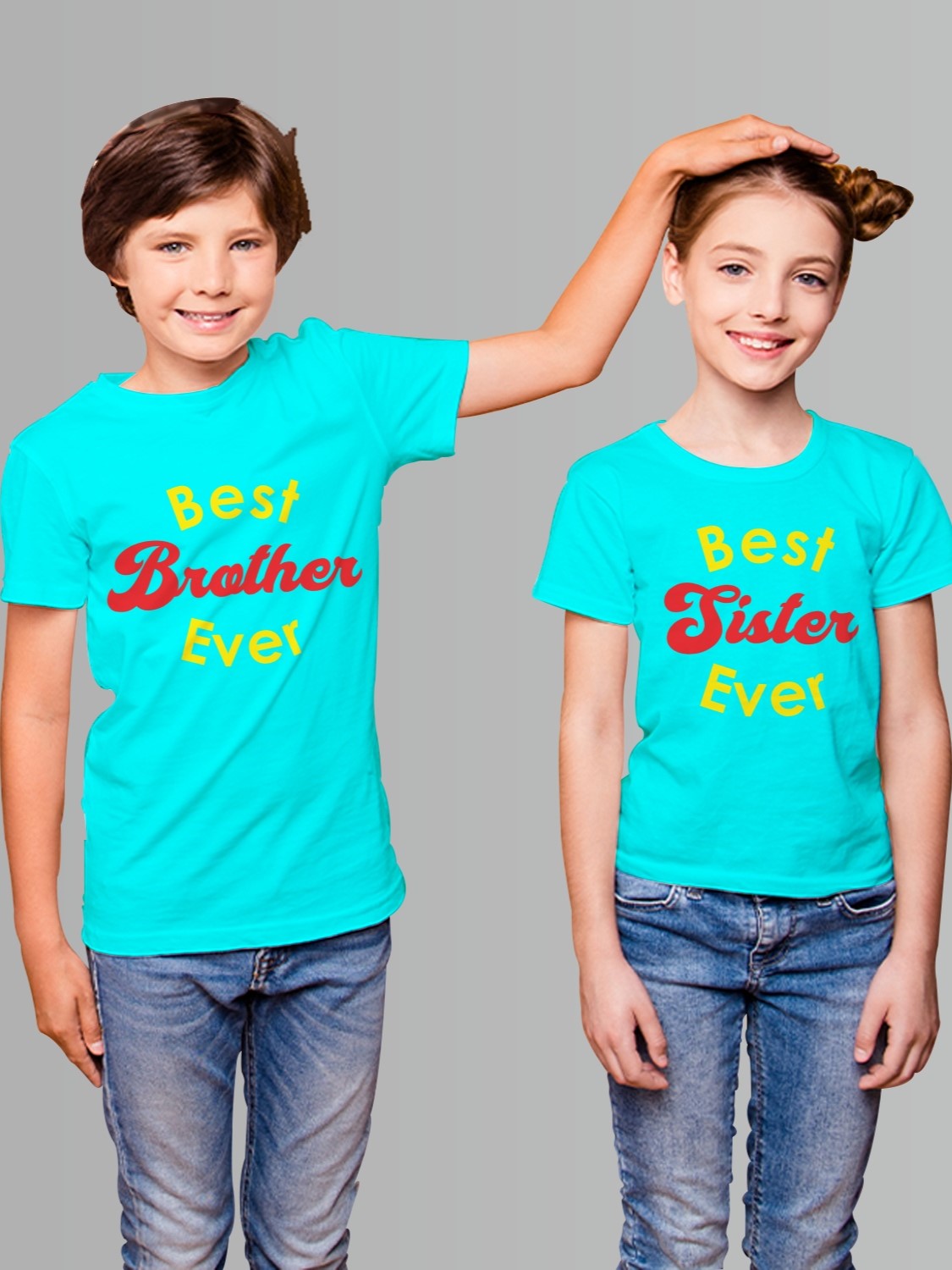 Best Brother Sister Ever Rakhi T-shirt for Brother Sister