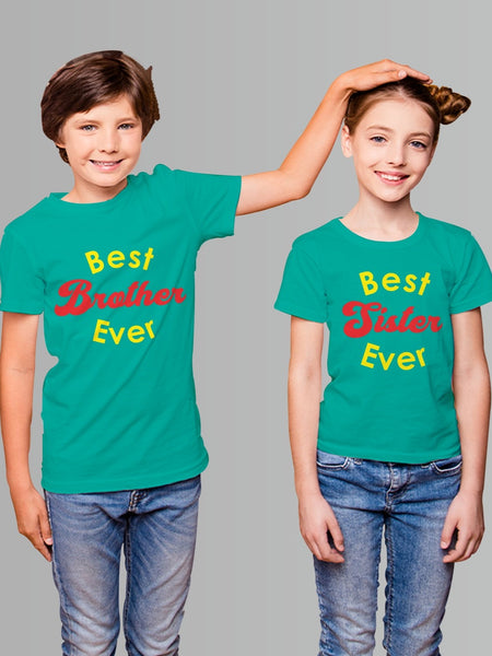Best Brother Sister Ever Rakhi T-shirt for Brother Sister