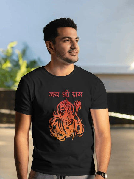 Hanumanji with Jay Shree Ram Ratan T-shirt