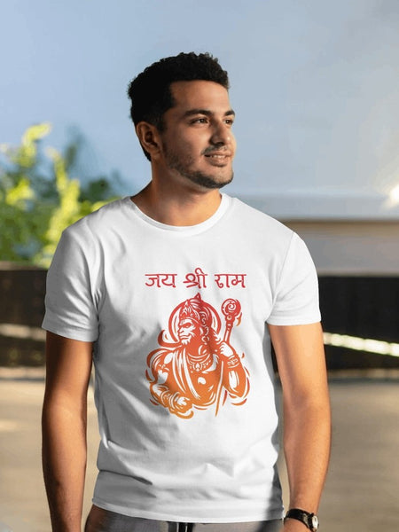 Hanumanji with Jay Shree Ram Ratan T-shirt