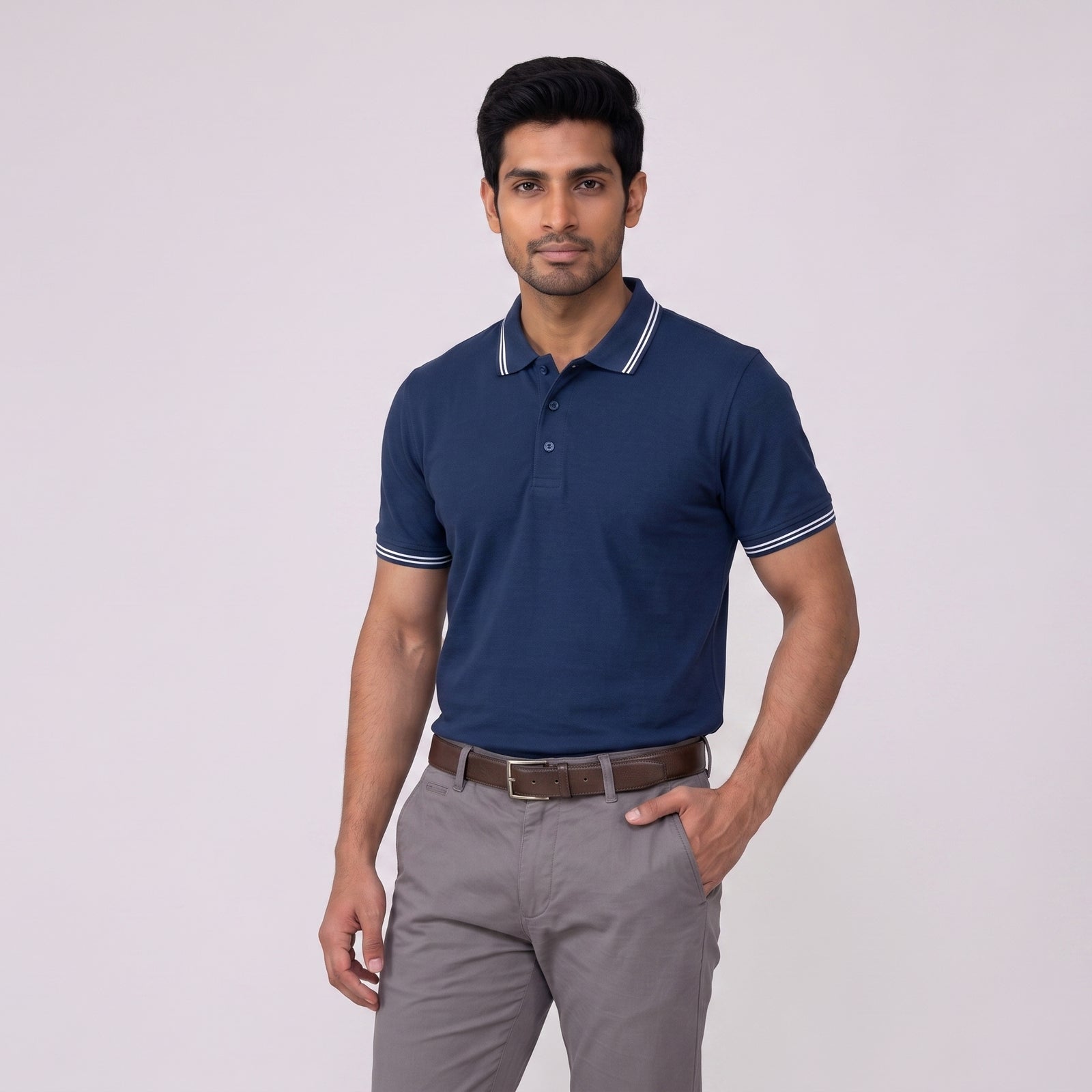 DUSSKY Prime Premium Cotton Polo T-Shirt
