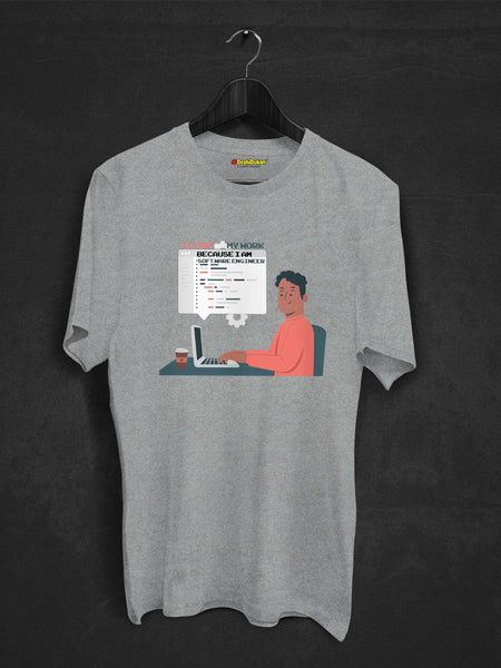 I love My Work Engineer T-shirt