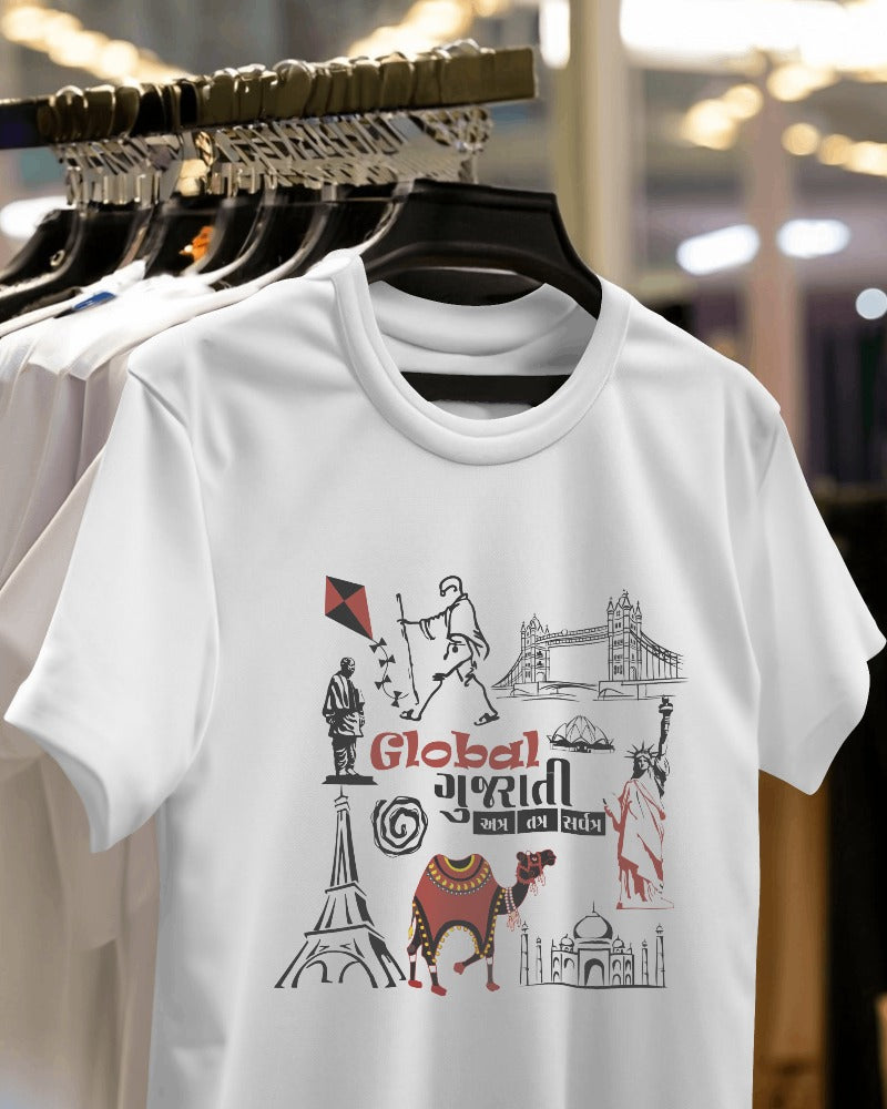 Global Gujarati Trending Cotton T-Shirts