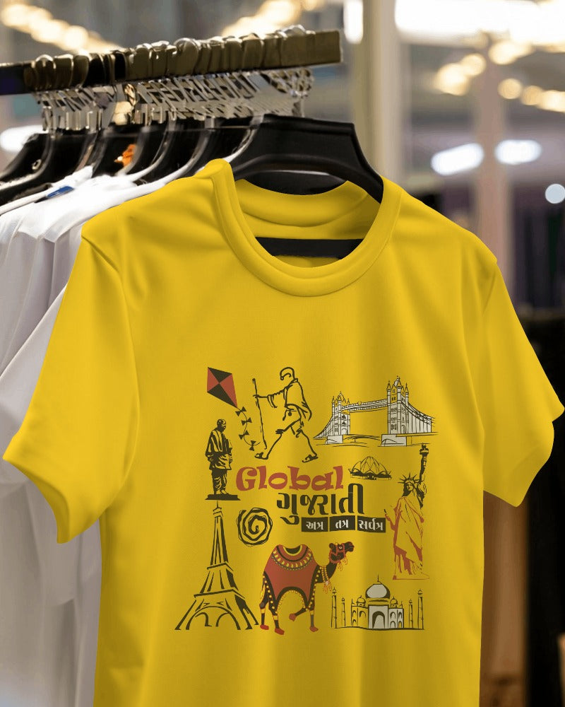 Global Gujarati Trending Cotton T-Shirts