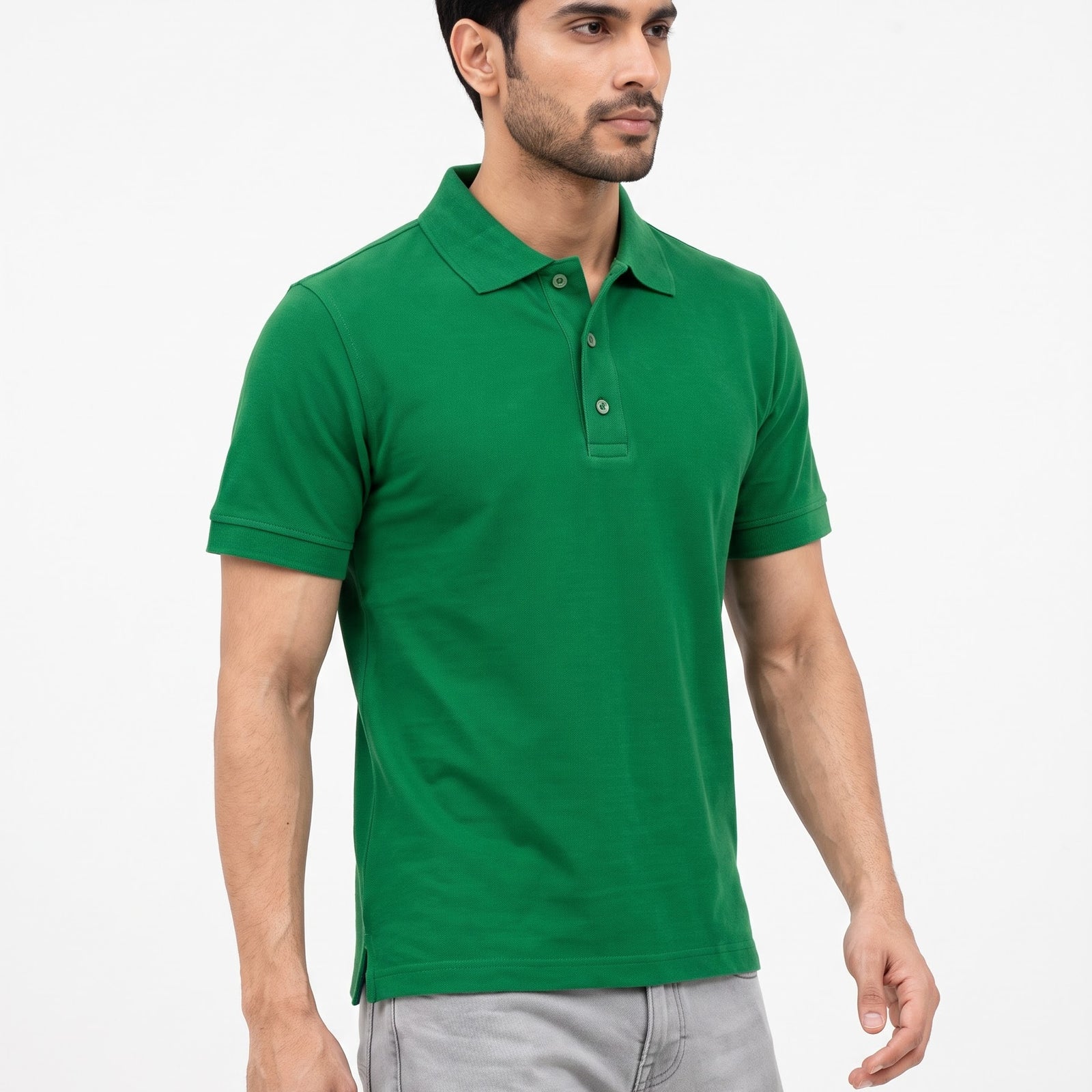 VESTO Premium Polyester Cotton Blend Polo T-Shirt