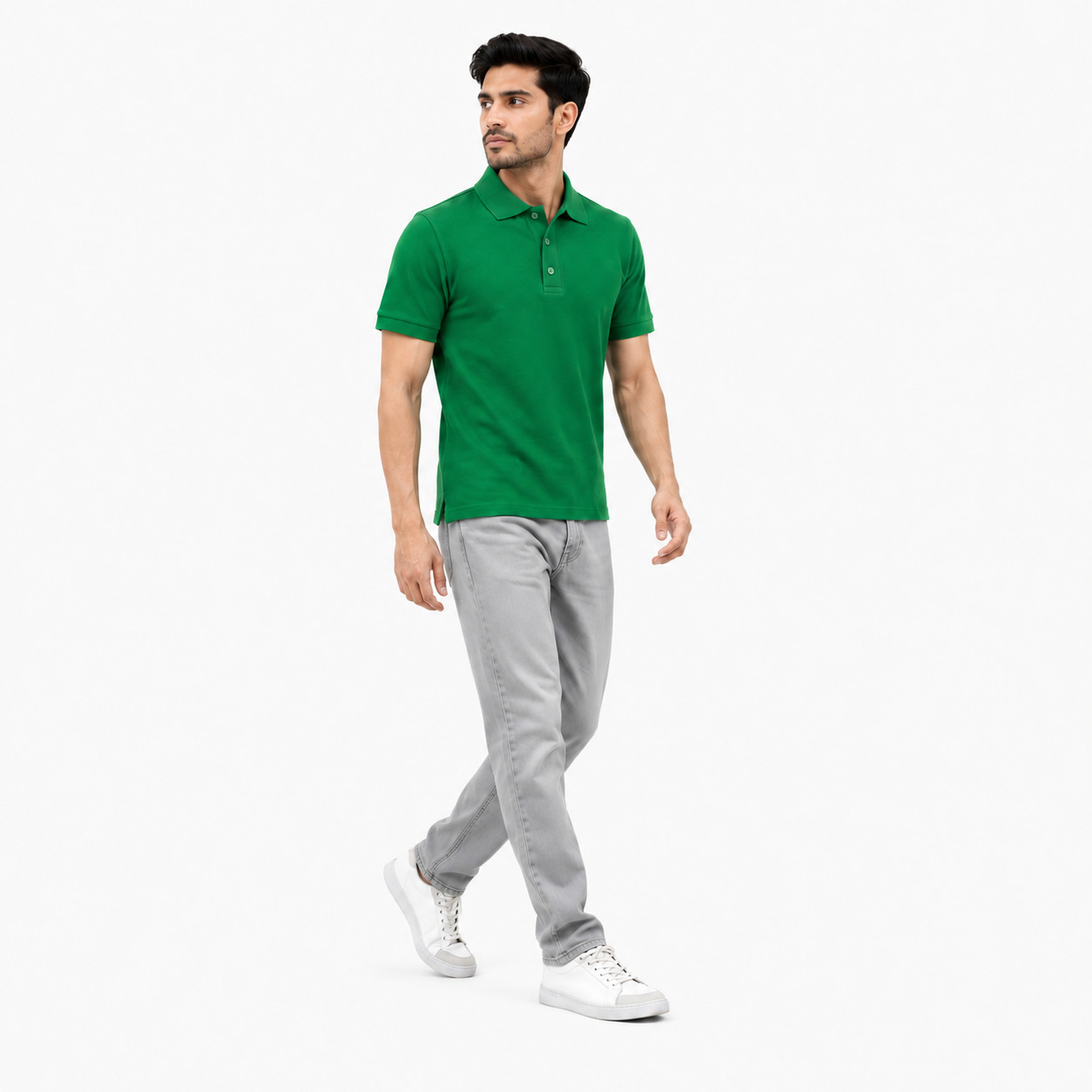 VESTO Premium Polyester Cotton Blend Polo T-Shirt