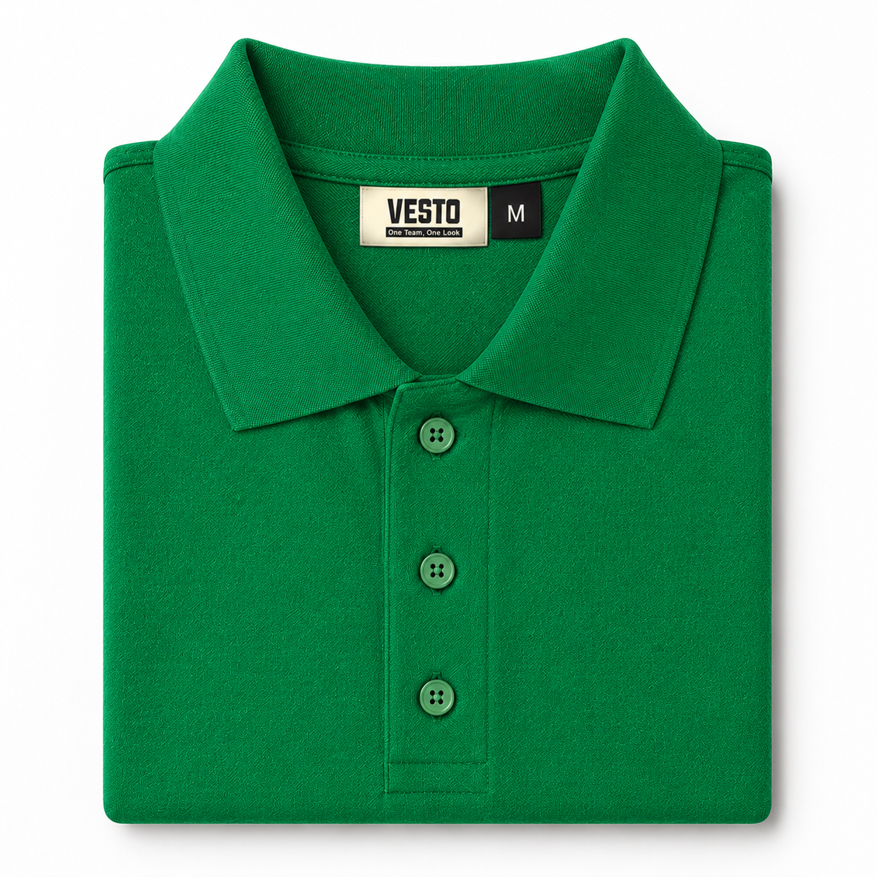 VESTO Premium Polyester Cotton Blend Polo T-Shirt