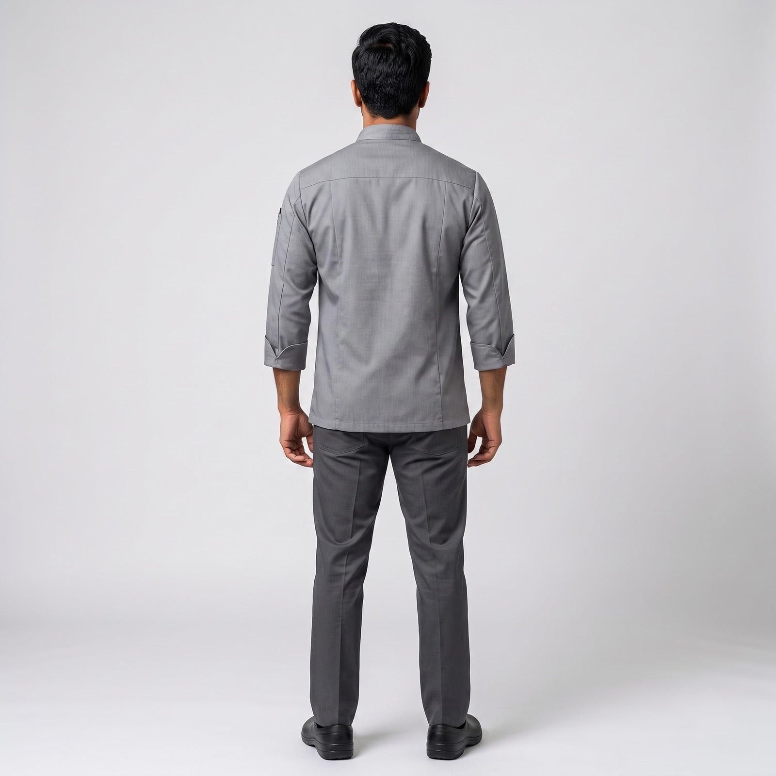 Gray Full Sleeve Chef Coat