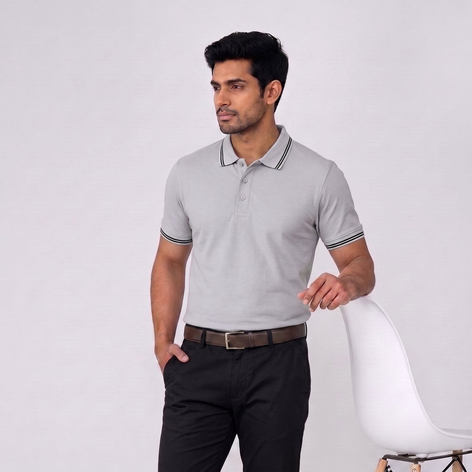 DUSSKY Prime Premium Cotton Polo T-Shirt
