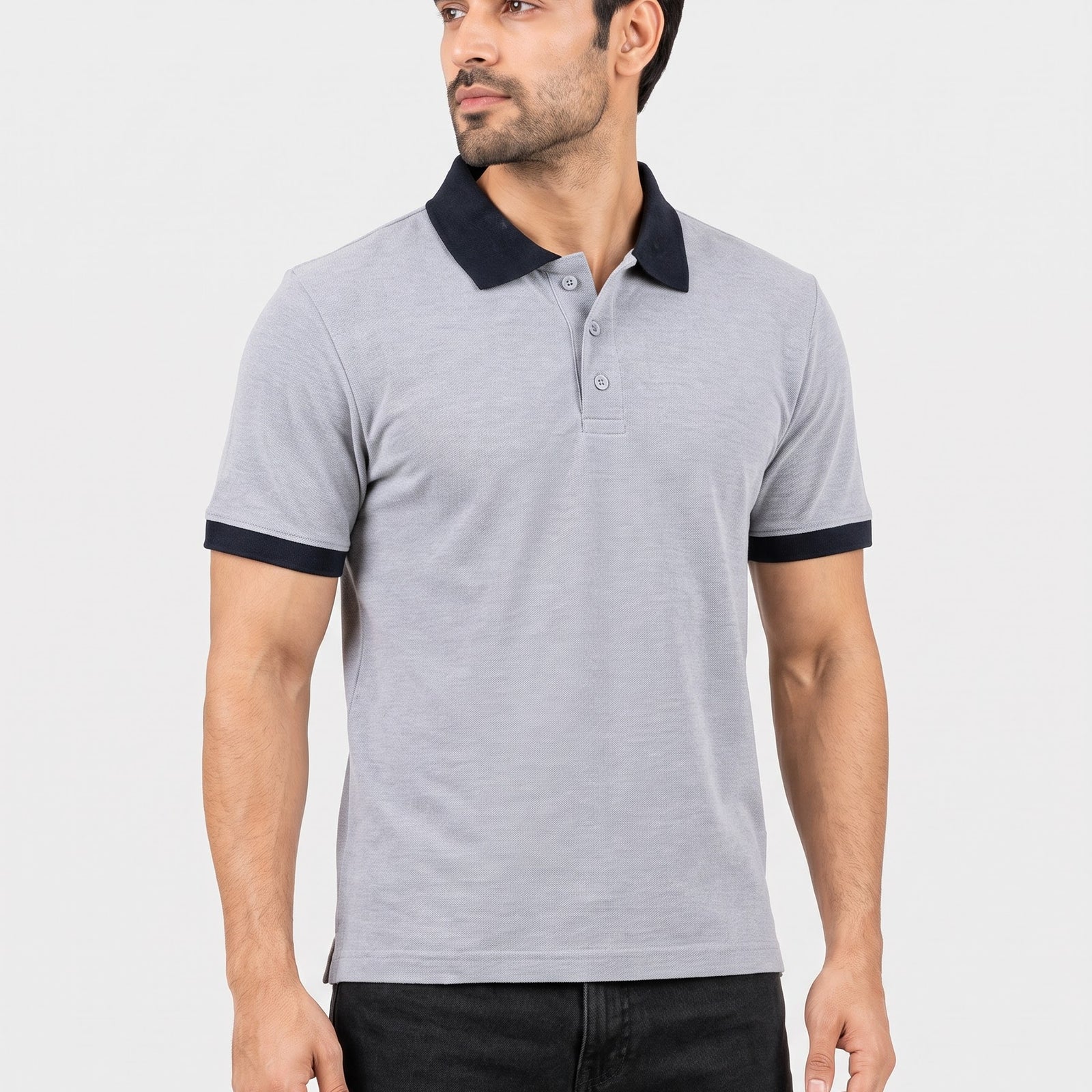 VESTO Premium Polyester Cotton Blend Polo T-Shirt